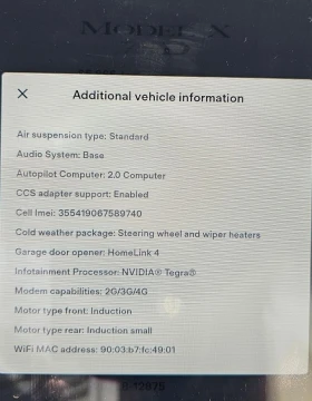 Tesla Model X Лична Кола Много Запазена, снимка 17