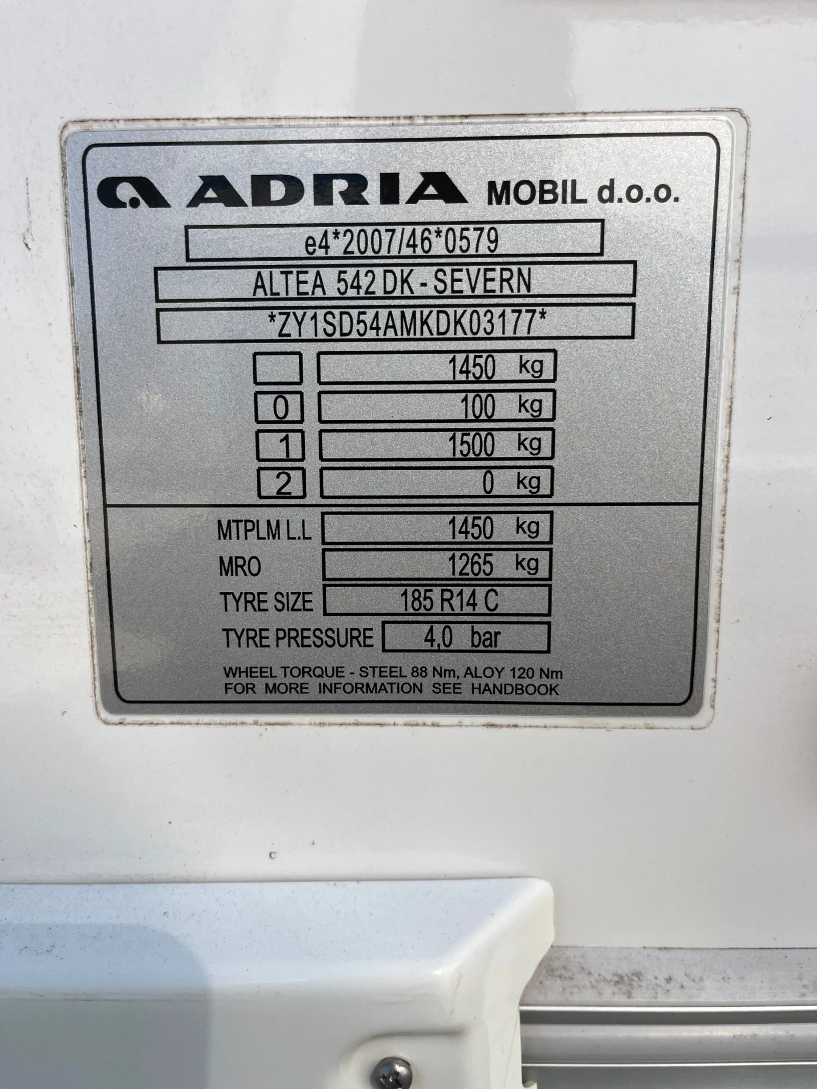 Каравана Adria 542DK severn altea, снимка 16 - Каравани и кемпери - 56115172
