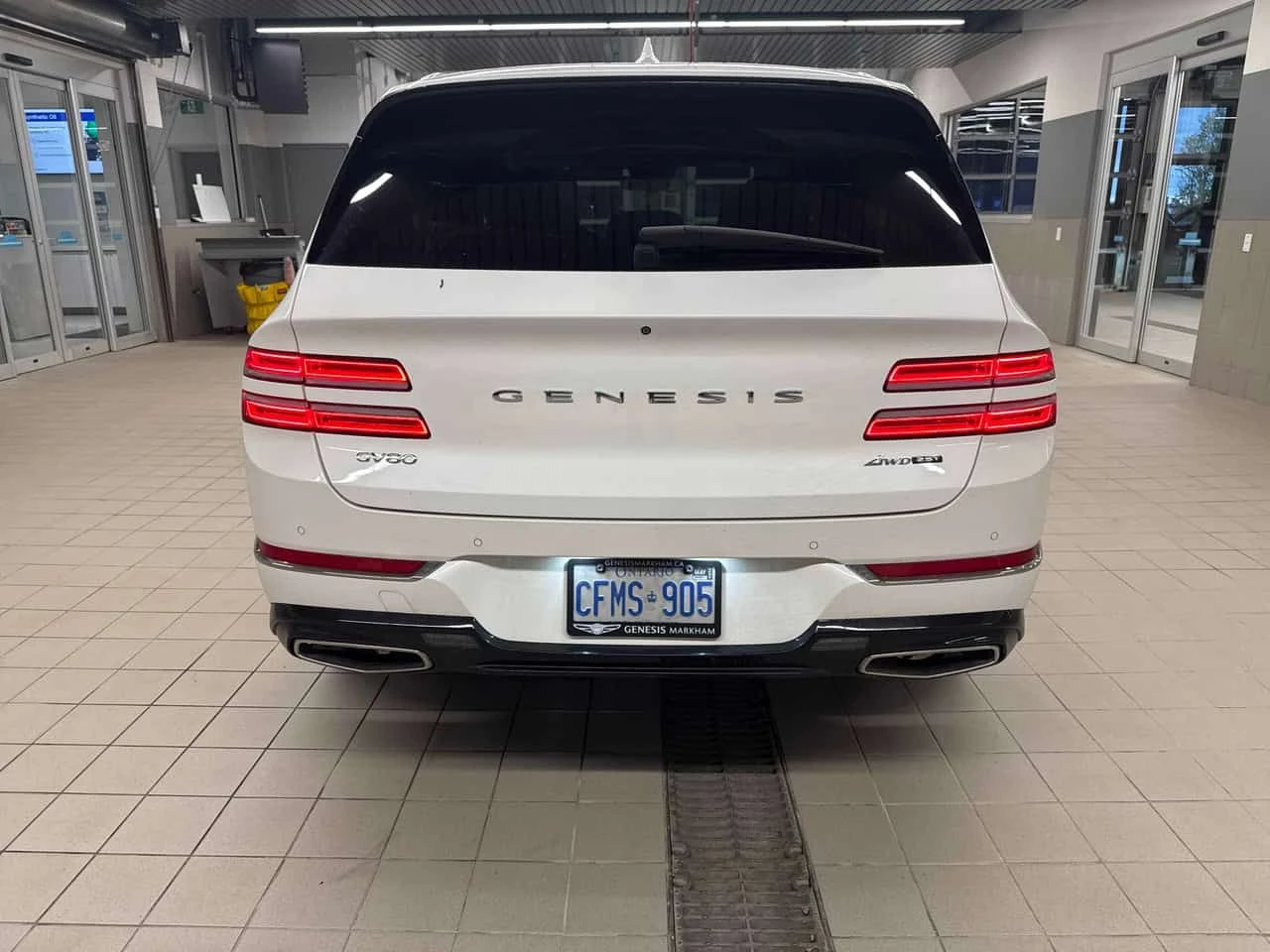 Genesis GV80 * 2.5T Advanced * CARFAX * БЕЗ ПЪРВОНАЧАЛНА ВНОСКА, снимка 4 - Автомобили и джипове - 54562472