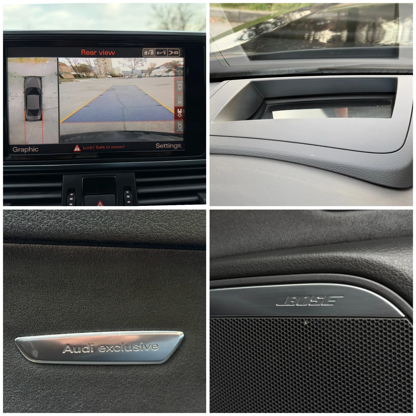 Audi A6 3.0BITDI /Вакум/Дистроник/360/Head-Up/Exclusive, снимка 12 - Автомобили и джипове - 54609917