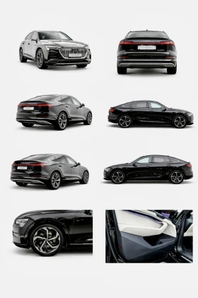 Audi E-Tron Sportback| Pano| Navi| 360| TV| Black - 44500 € / 87034.43 лв. - 86177080 7