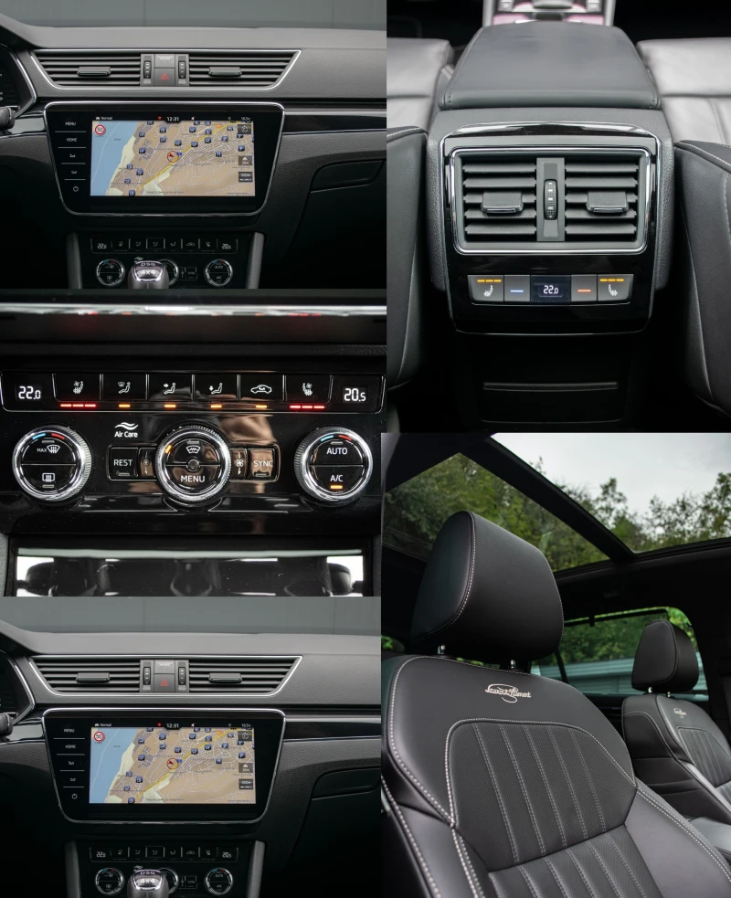 Skoda Superb 2.0TDI/4x4/L&K/СмененАнгренаж/СервизнаИсторияШкода, снимка 10 - Автомобили и джипове - 52011419