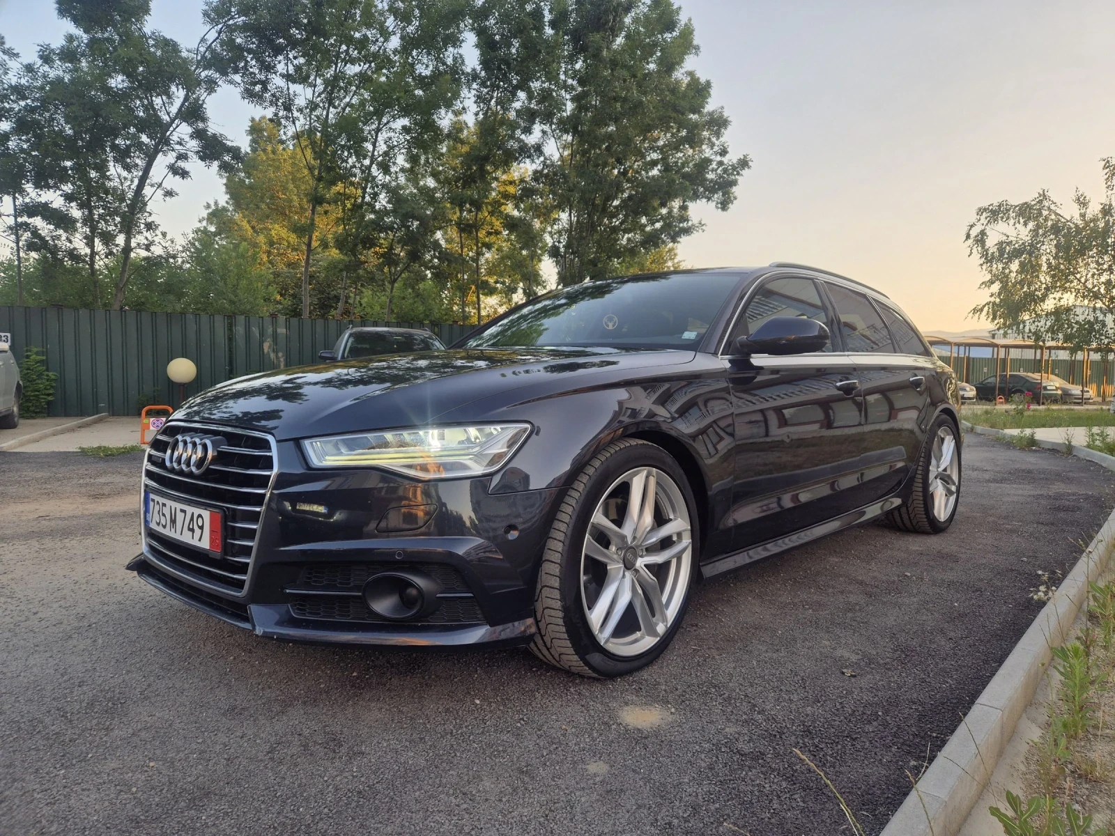 Audi A6 3.0TDI QUATTRO 2018г.Вакум, Матрикс, Хедъп, Камера, снимка 1
