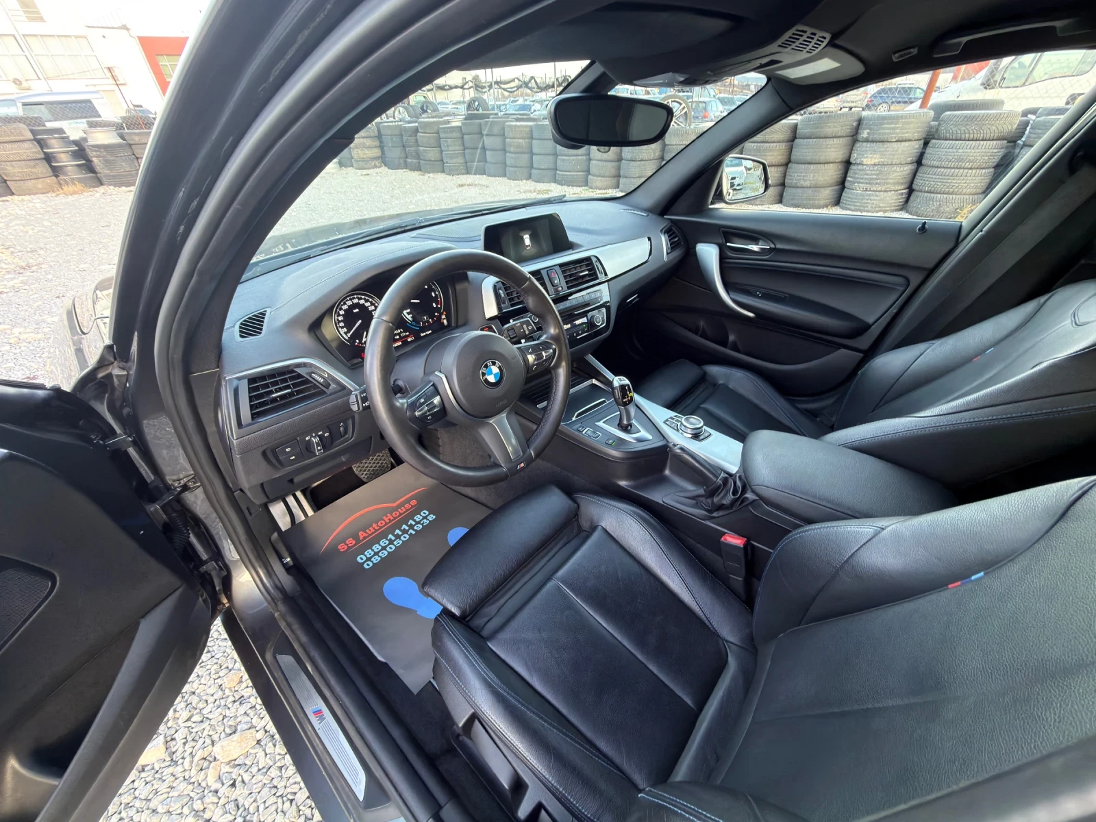 BMW 118 Мспорт AdBlue 2019година! Автомат, снимка 9 - Автомобили и джипове - 53802566