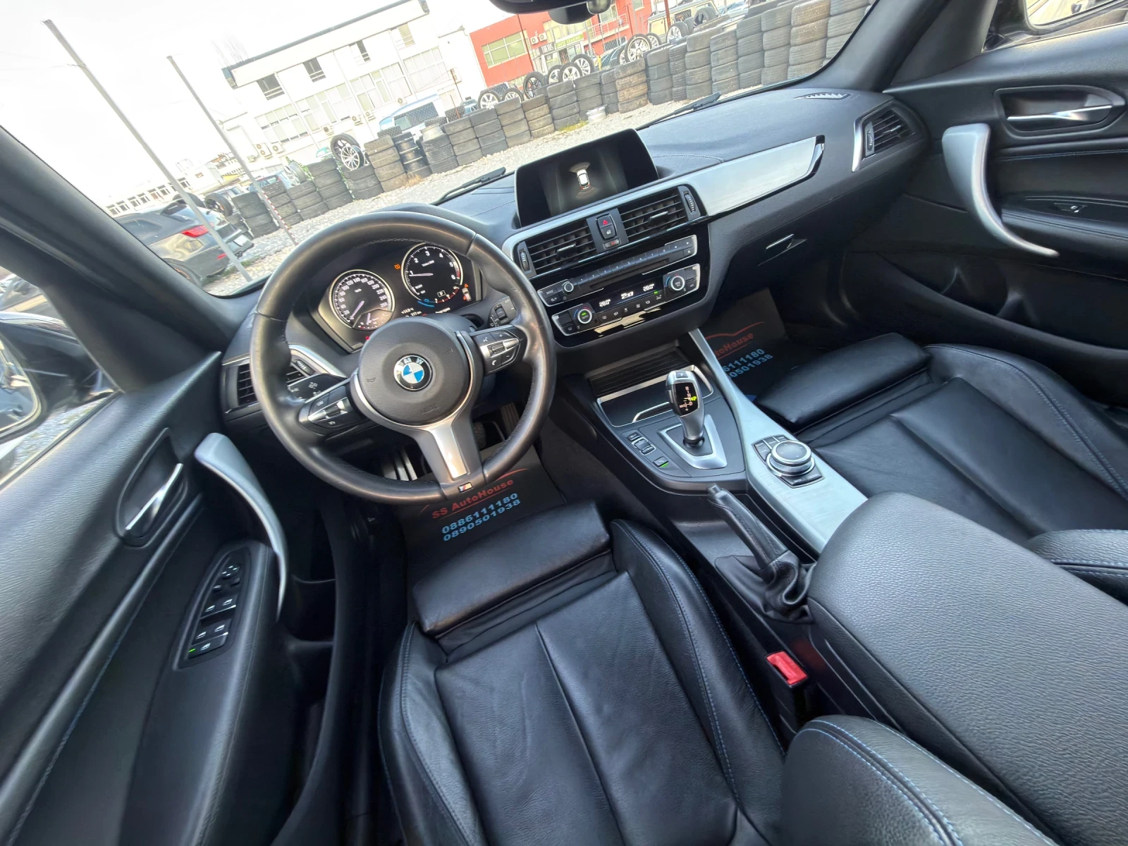 BMW 118 Мспорт AdBlue 2019година! Автомат, снимка 11 - Автомобили и джипове - 53802566