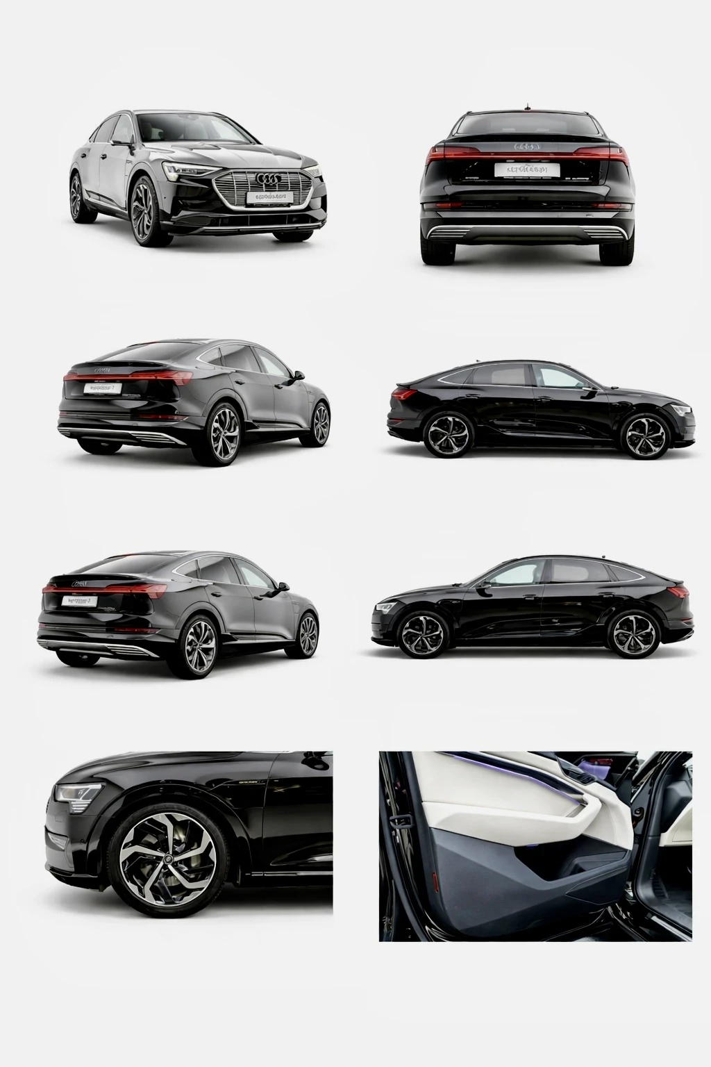 Audi E-Tron Sportback| Pano| Navi| 360| TV| Black, снимка 7 - Автомобили и джипове - 54010165