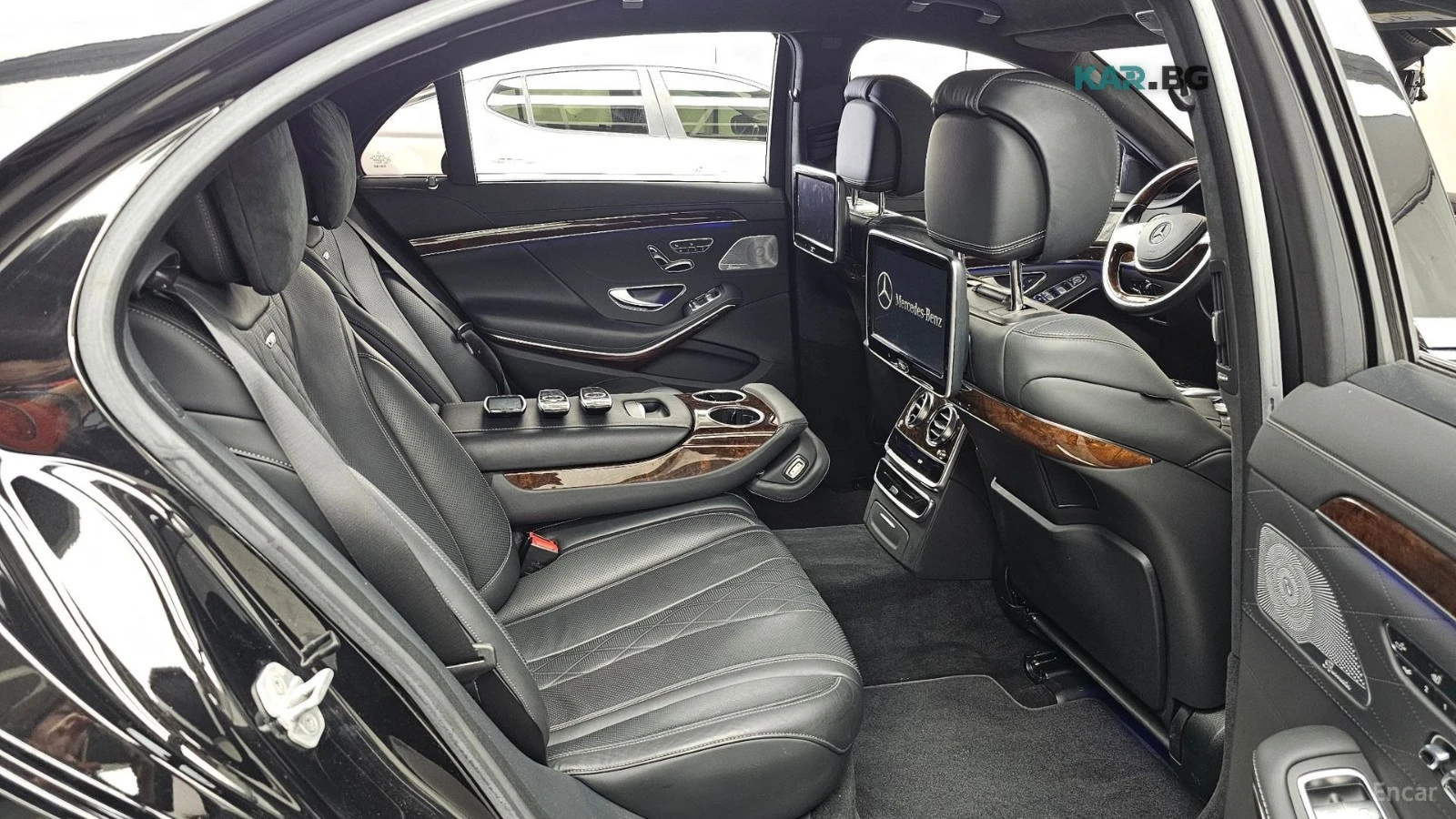 Mercedes-Benz S 600 LONG* КОЖА* ПОДГРЕВ* ОБДУХВ* BURM.* PANO* 360* МОН, снимка 12 - Автомобили и джипове - 55964377