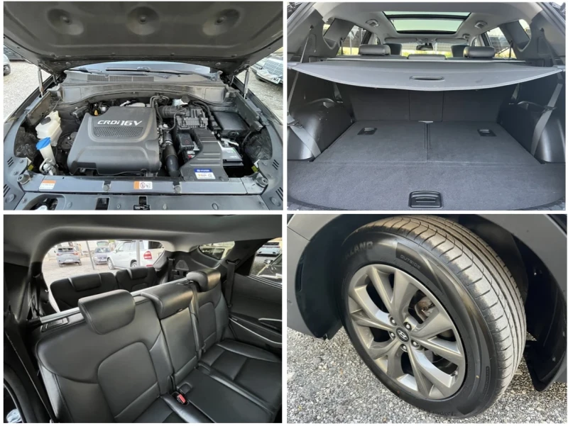Hyundai Santa fe ШВЕЙЦАРИЯ / ФЕЙС / 2.2-200 к.с. / 6+ 1 / 4х4 / ФУУ, снимка 17 - Автомобили и джипове - 51359882