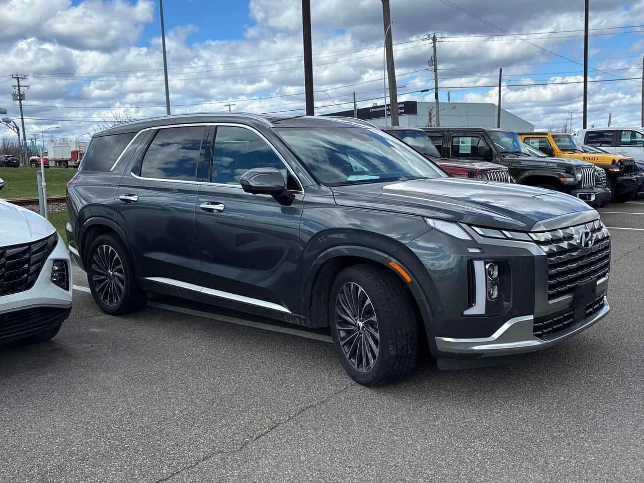 Hyundai Palisade * Ultimate Calligraphy * DISTRONIC* 360* ОБДУВХАНЕ, снимка 3 - Автомобили и джипове - 54386693