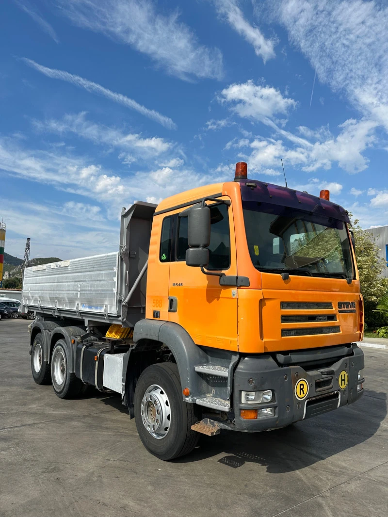 Steyr 26s46 Три ос самосвал с тристранно разтоварване, снимка 3 - Камиони - 41539790