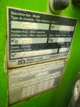 Телескопичен товарач Merlo Р37.10, снимка 4
