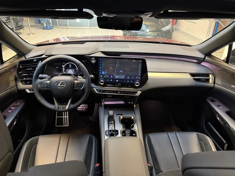 Lexus RX 500h НОВ!/F-SPORT/371HP/PERF./MARKLEV./PANO/360/440fpr, снимка 11 - Автомобили и джипове - 51096060