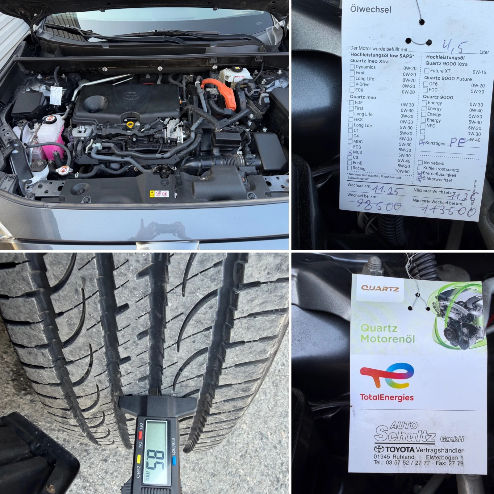 Toyota Rav4 2.5* 4x4* ГЕРМАНИЯ* СЕРВИЗНА КНИЖКА С ПЪЛНА ИСТОРИ, снимка 16 - Автомобили и джипове - 54226184