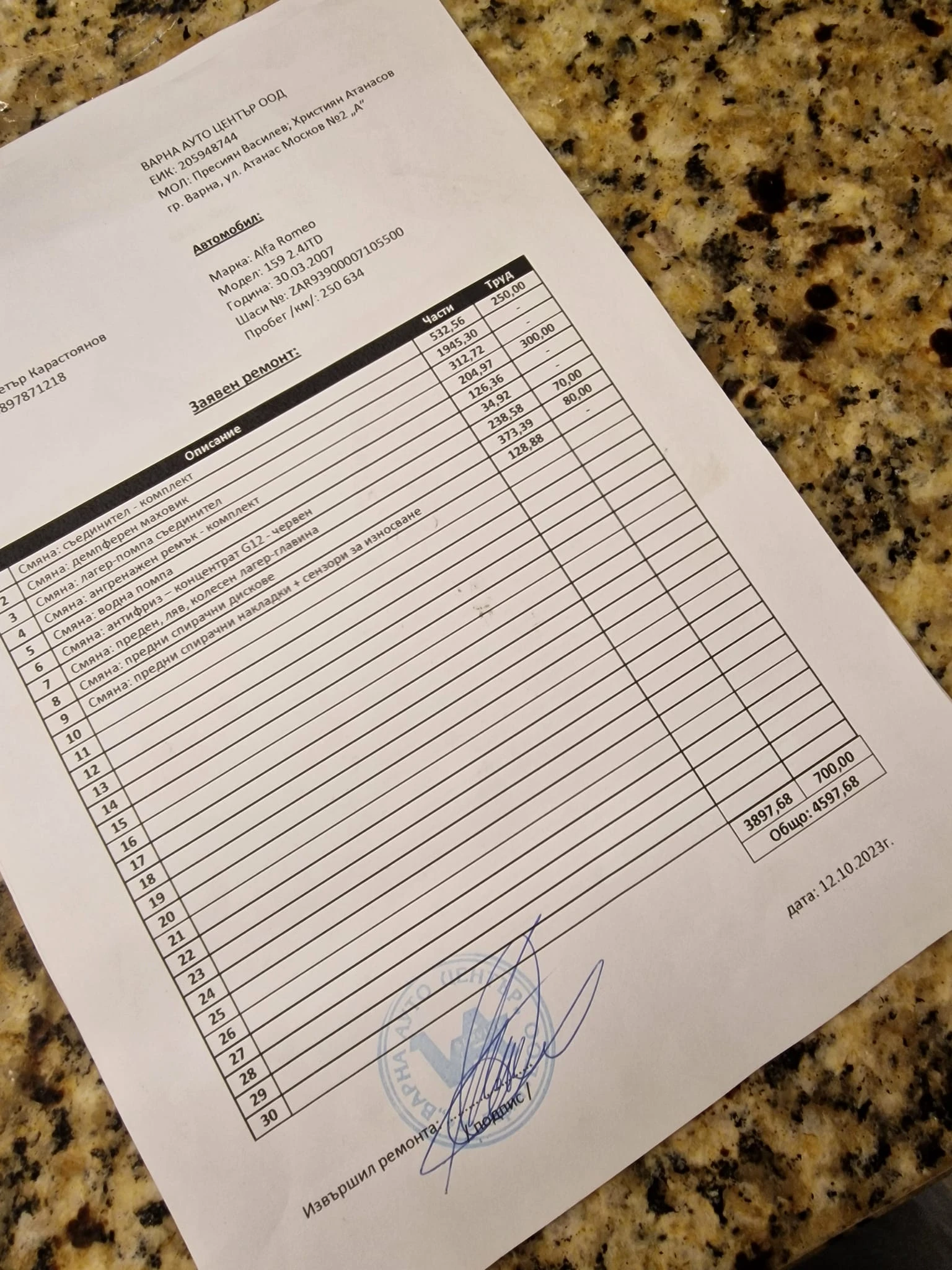 Alfa Romeo 156 sportwagon 2.4 JTD | Mobile.bg   11