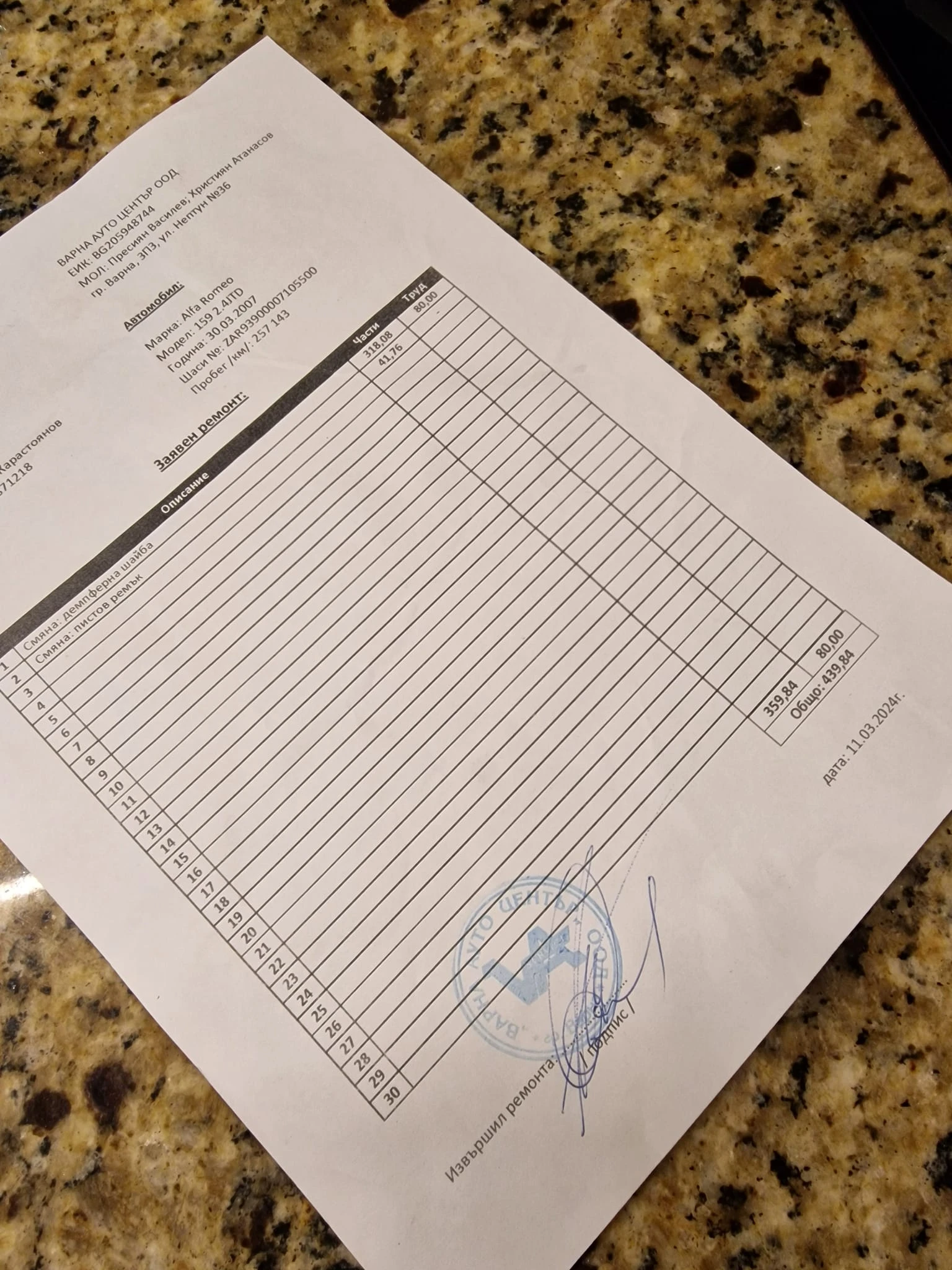 Alfa Romeo 156 sportwagon 2.4 JTD | Mobile.bg   13