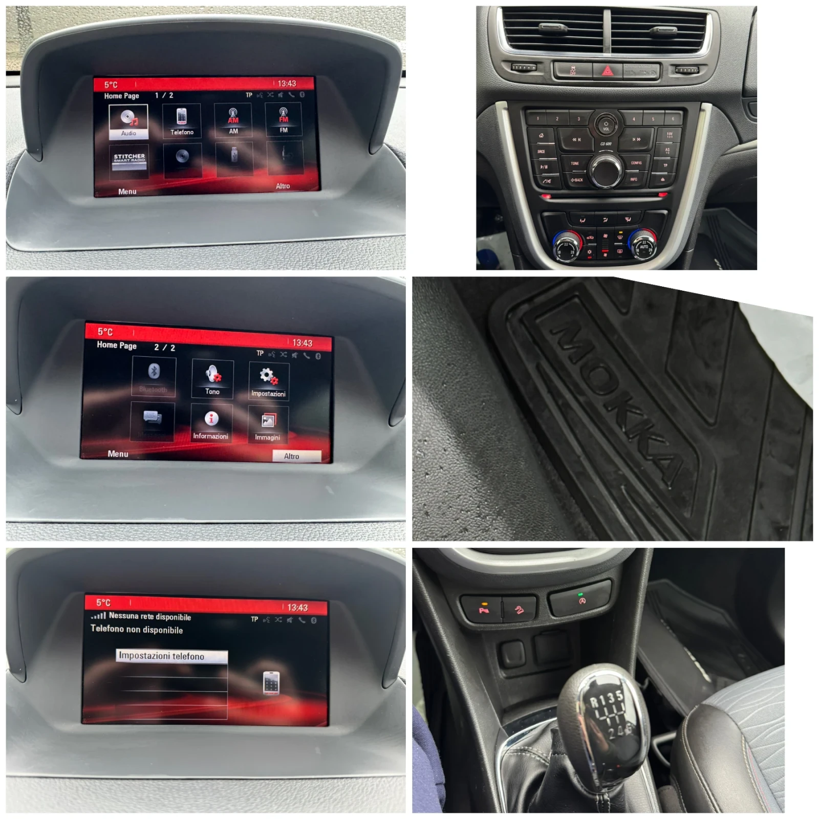 Opel Mokka X 1.7 CDTI 131k.c. * Cosmo * 4x4 * Bi Xenon * LED , снимка 14 - Автомобили и джипове - 54019753