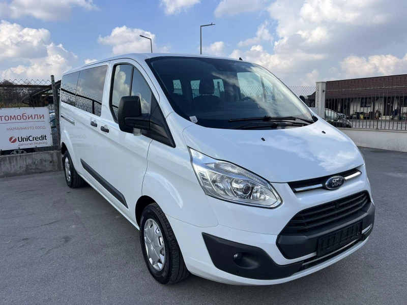 Ford Transit CUSTOM 2.0TDI 131кс EURO 6B 9 МЕСТА КЛИМАТРОНИК, снимка 3 - Бусове и автобуси - 47778357