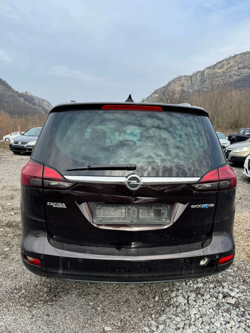 Opel Zafira 1.6i, МЕТАН, ВЪНШНИ ЗАБЕЛЕЖКИ, 7 МЕСТА, НАВИГАЦИЯ , снимка 3 - Автомобили и джипове - 48203166