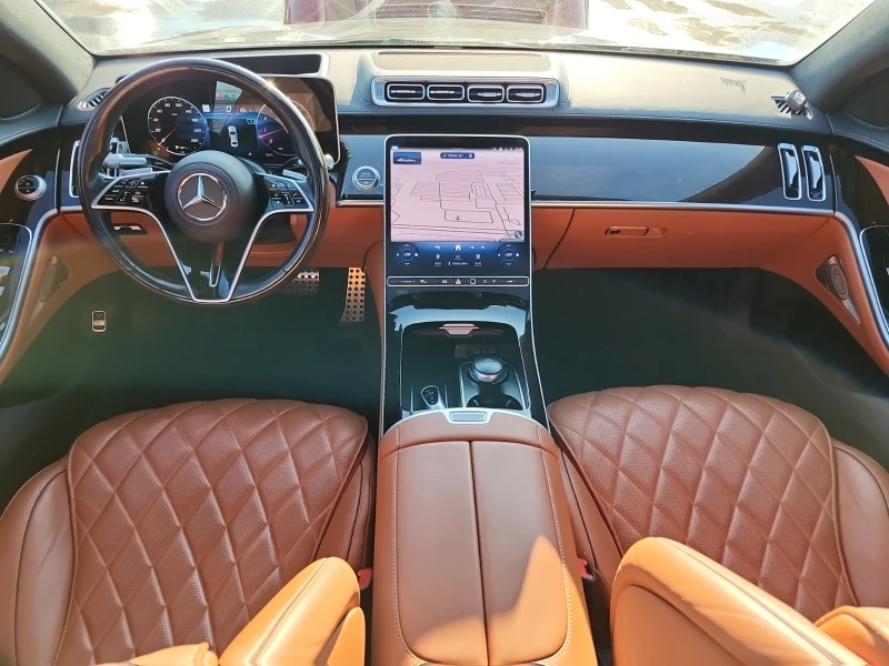 Mercedes-Benz S 580 МАСАЖ| ОБДУХ| 360| HEADUP| BURMESTER| АМБИЕНТ| , снимка 12 - Автомобили и джипове - 53523519