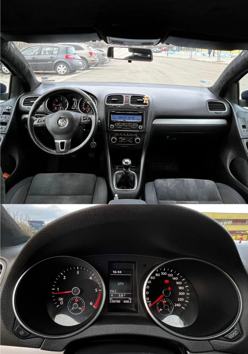 VW Golf 6 2.0TDI CR 140 alcantara, обслужен, снимка 10 - Автомобили и джипове - 48973144