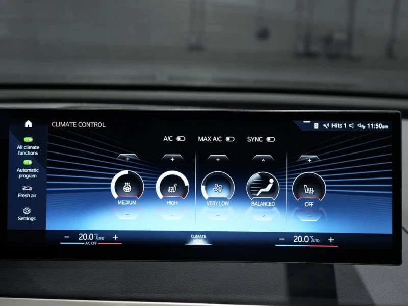 BMW iX * xDRIVE40* АвтоКредит* (ЦЕНА ДО БГ), снимка 9 - Автомобили и джипове - 52512659