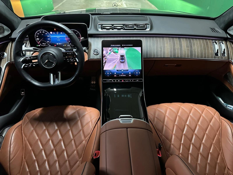 Mercedes-Benz S 400 4M L AMG Burmester 4D TV FULL гаранция, снимка 6 - Автомобили и джипове - 52874201