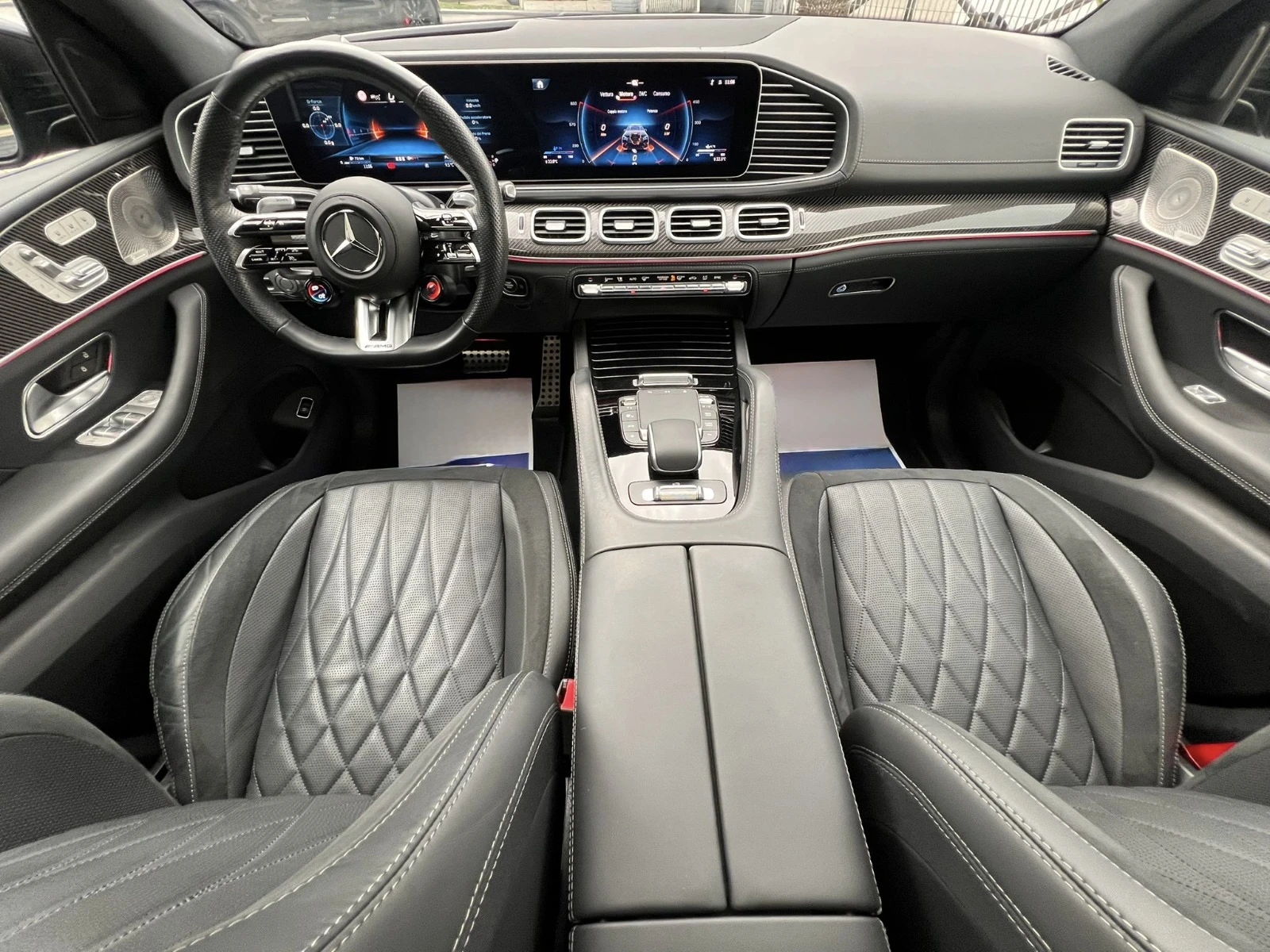 Mercedes-Benz GLE 63 S AMG COUPE 4MATIC + Night E Premium Plus / Гаранционен , снимка 9 - Автомобили и джипове - 54360466