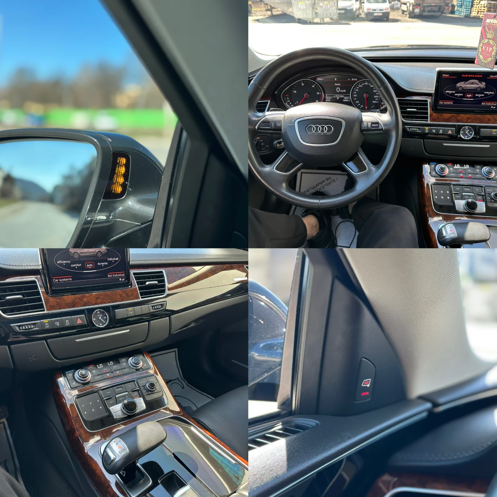 Audi A8 3.0TDI 139000KM/ПЪЛНА СЕРВИЗНА ИСТОРИЯ, снимка 15 - Автомобили и джипове - 53746413