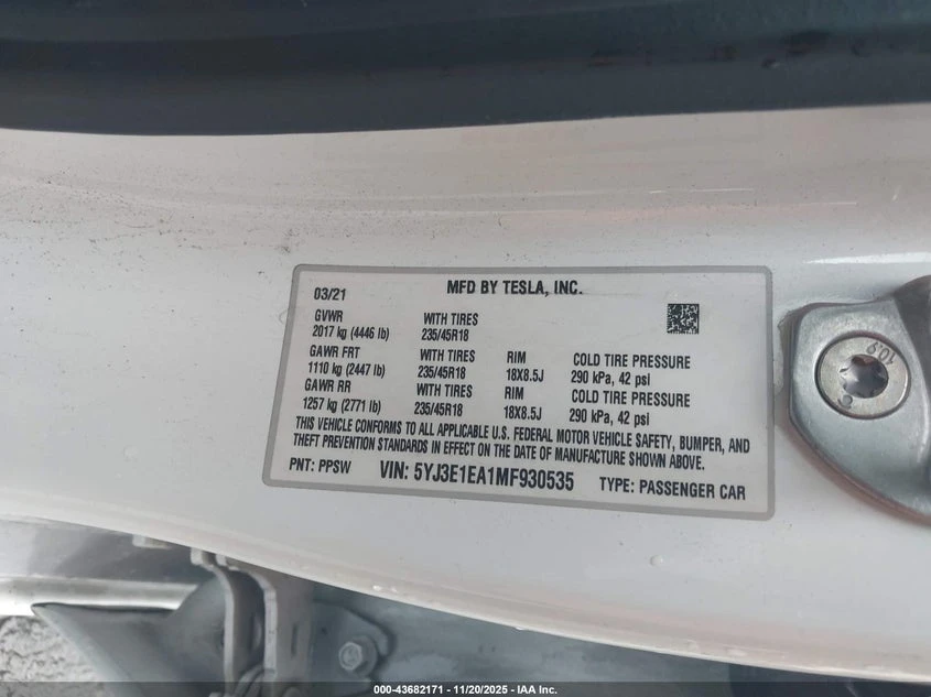 Tesla Model 3 Standard Range Plus RWD * CARFAX*  | Mobile.bg � ����������� 9
