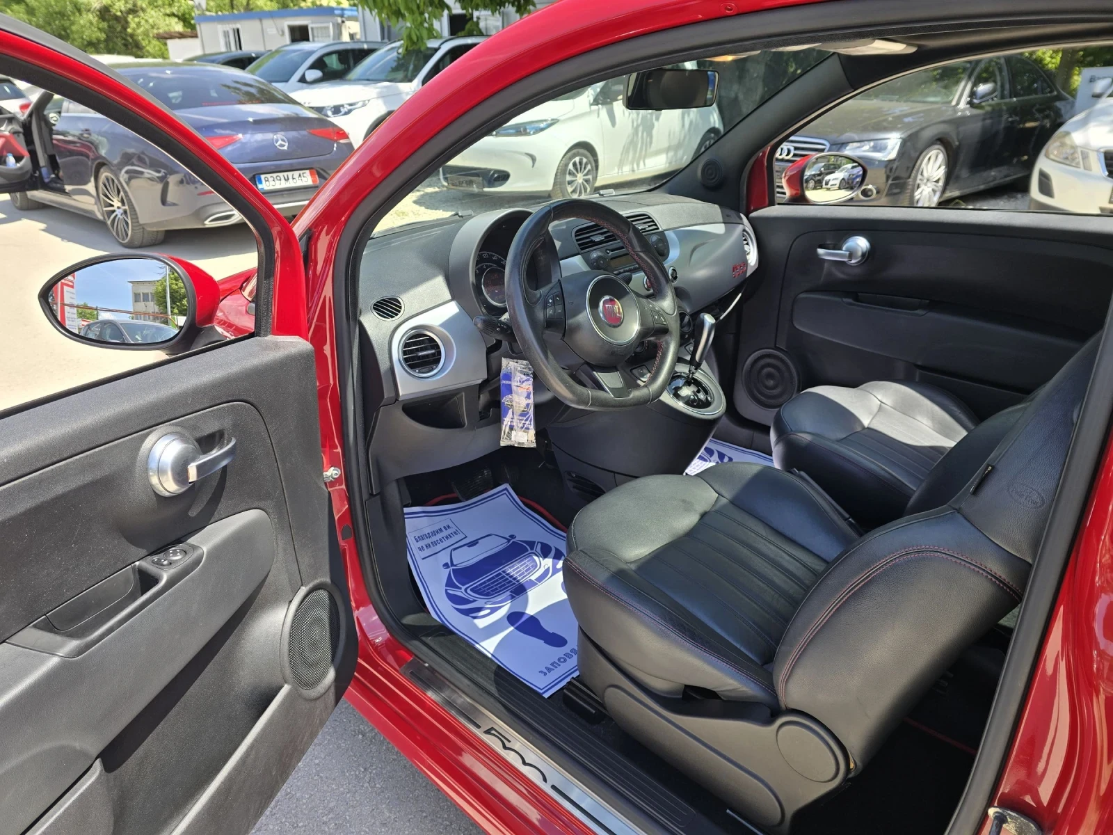 Fiat 500 S 85к.с Панорама Топ състояние , снимка 10 - Автомобили и джипове - 54668539