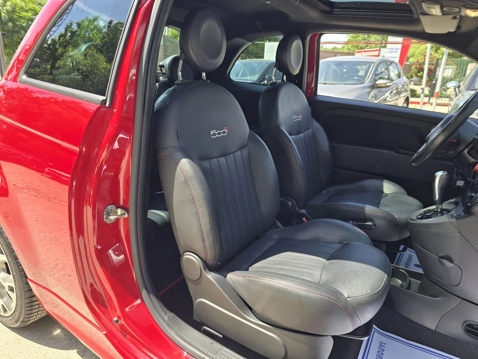 Fiat 500 S 85к.с Панорама Топ състояние , снимка 13 - Автомобили и джипове - 54668539