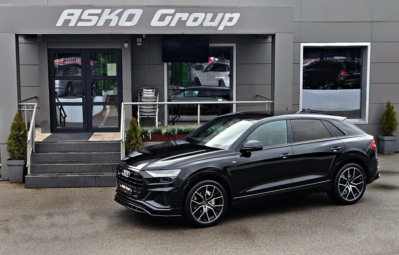 Audi Q8 MATRIX/S-LINE/DISTR/3DСАМ/B&O/МАСАЖ/ОБДУХ/AMBI/LIZ, снимка 17 - Автомобили и джипове - 53409557