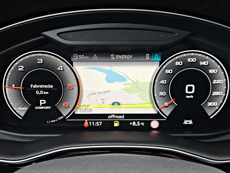 Audi Q8 MATRIX/S-LINE/DISTR/3DСАМ/B&O/МАСАЖ/ОБДУХ/AMBI/LIZ, снимка 10 - Автомобили и джипове - 53409557