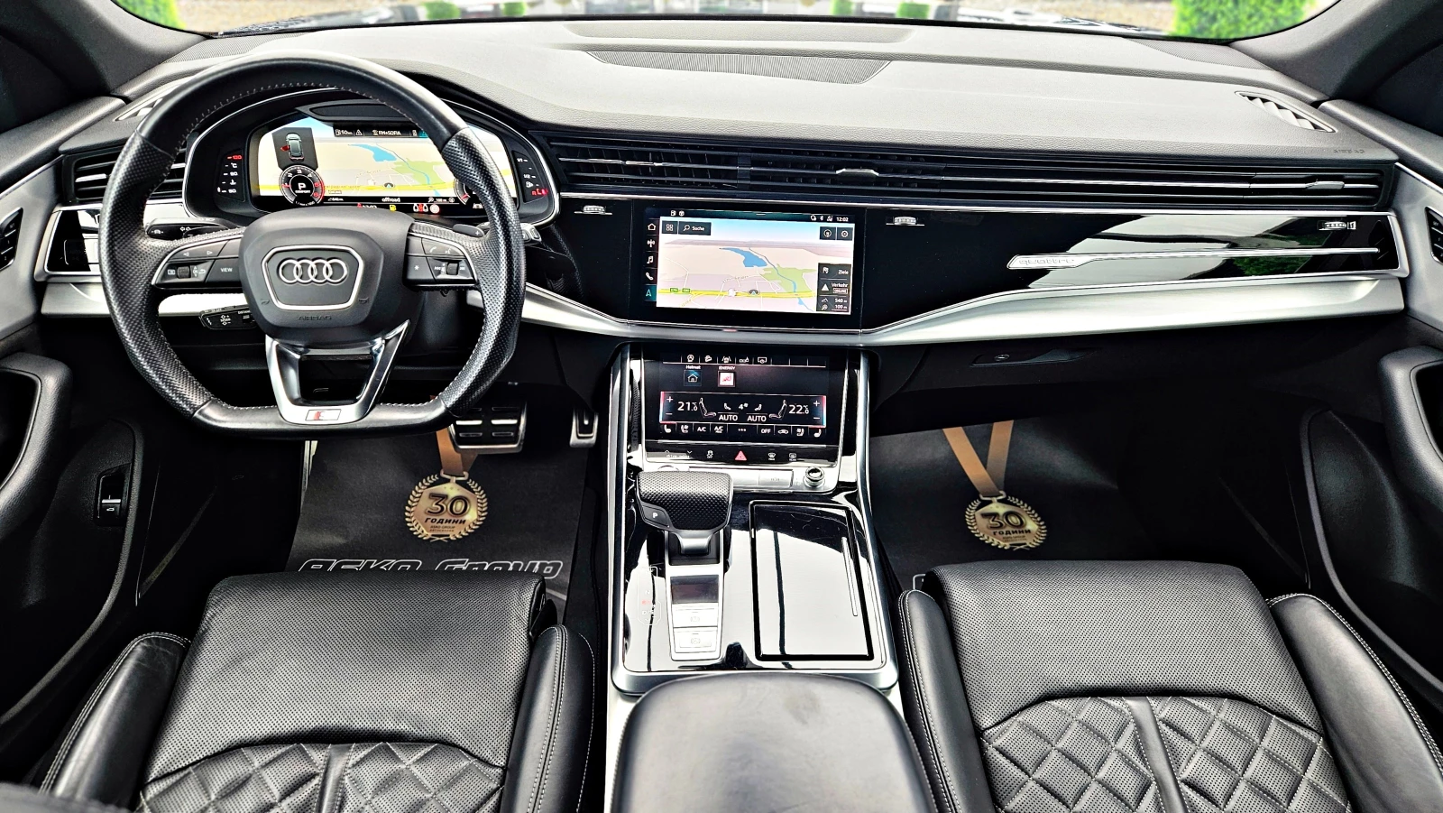 Audi Q8 MATRIX/S-LINE/DISTR/3DСАМ/B&O/МАСАЖ/ОБДУХ/AMBI/LIZ - изображение 9