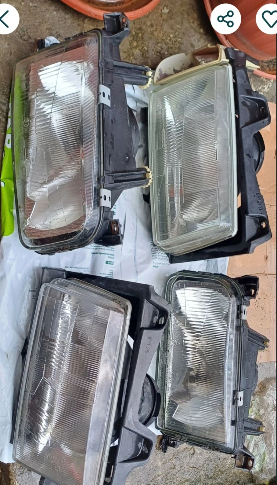 Фарове за Passat b3 , снимка 4 - Части - 53783258