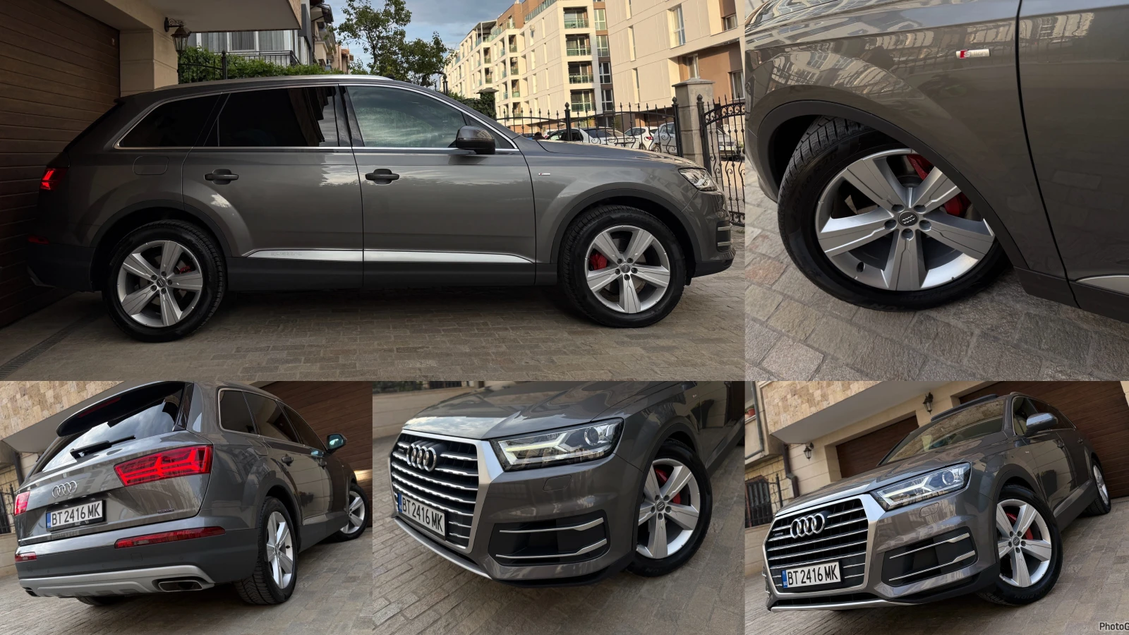 Audi Q7 3.0TDI* S-Line* Завиващ Мост* Доказуеми Км* , снимка 15 - Автомобили и джипове - 54619311