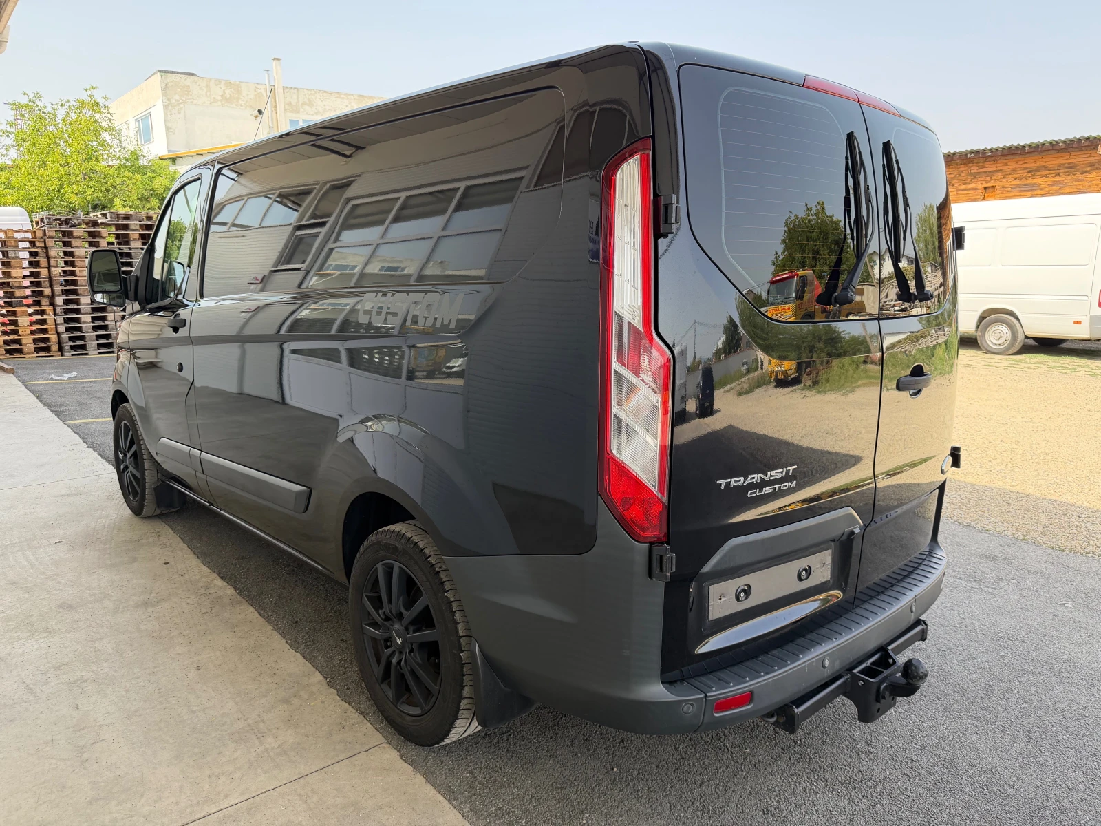 Ford Transit Custom 2.2 ДИЗЕЛ ТОП СЪСТОЯНИЕ!, снимка 4 - Бусове и автобуси - 55873309
