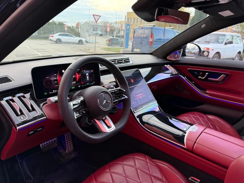 Mercedes-Benz S 580 БАРТЕР* УНИКАТ* LONG* AMG* FULL* , снимка 14 - Автомобили и джипове - 52553787