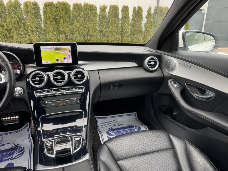 Mercedes-Benz C 200 AMG/7G-Tronic/Burmester/Distronic/HeadUp/ШВЕЙЦАРИЯ, снимка 11 - Автомобили и джипове - 53406730