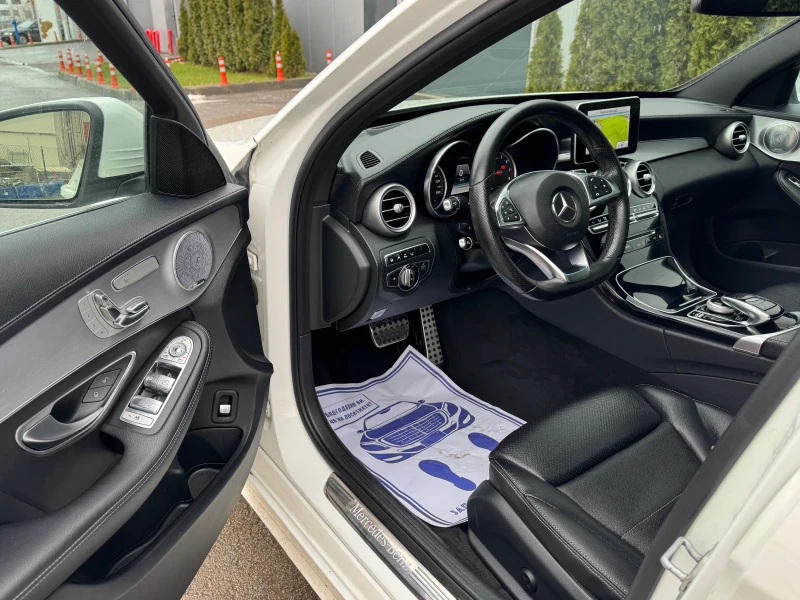 Mercedes-Benz C 200 AMG/7G-Tronic/Burmester/Distronic/HeadUp/ШВЕЙЦАРИЯ, снимка 9 - Автомобили и джипове - 53406730