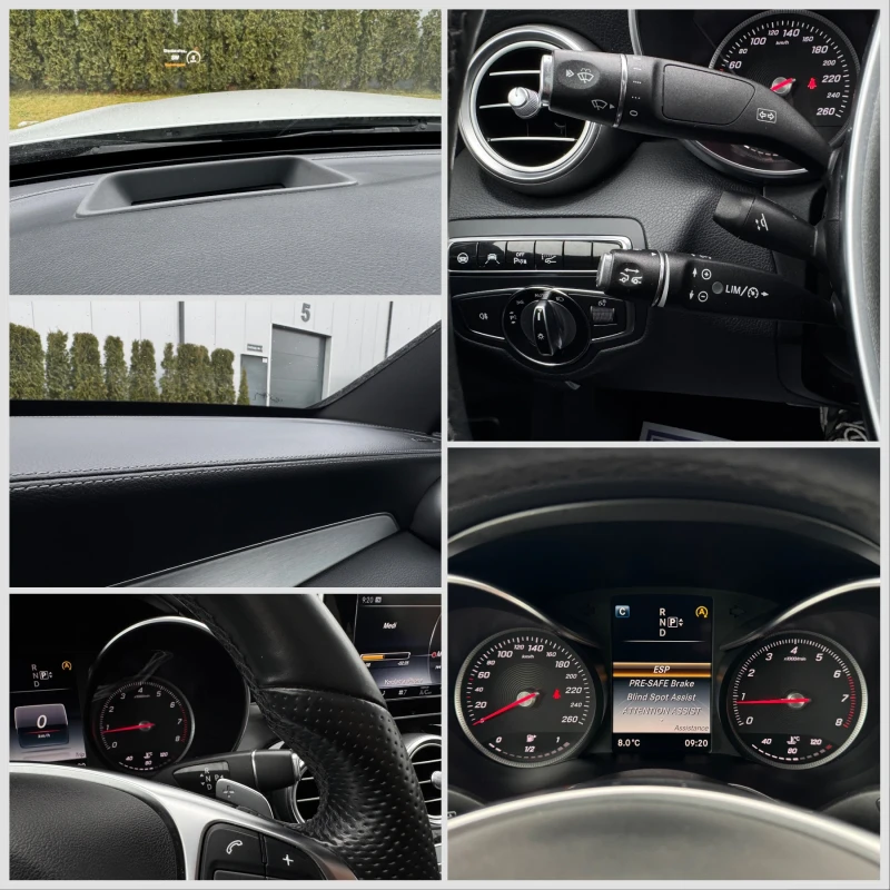 Mercedes-Benz C 200 AMG/7G-Tronic/Burmester/Distronic/HeadUp/ШВЕЙЦАРИЯ, снимка 17 - Автомобили и джипове - 53406730