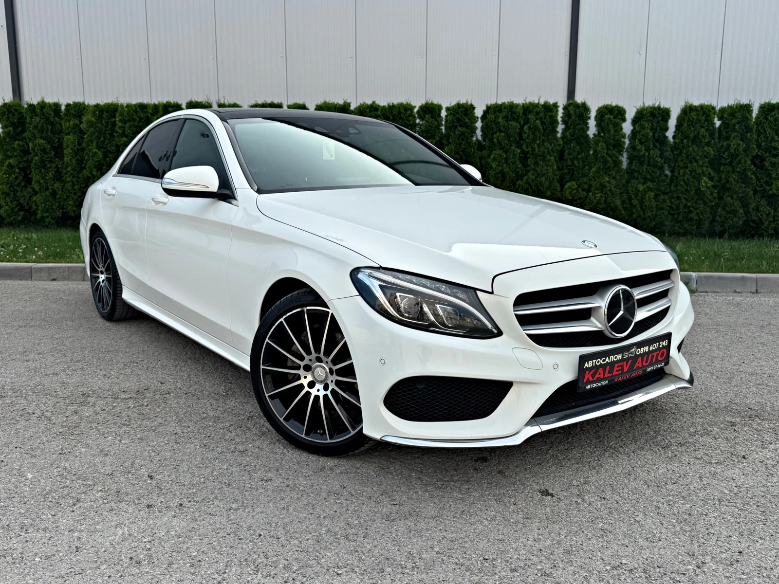 Mercedes-Benz C 200 AMG/7G-Tronic/Burmester/Distronic/HeadUp/ШВЕЙЦАРИЯ, снимка 3 - Автомобили и джипове - 53406730