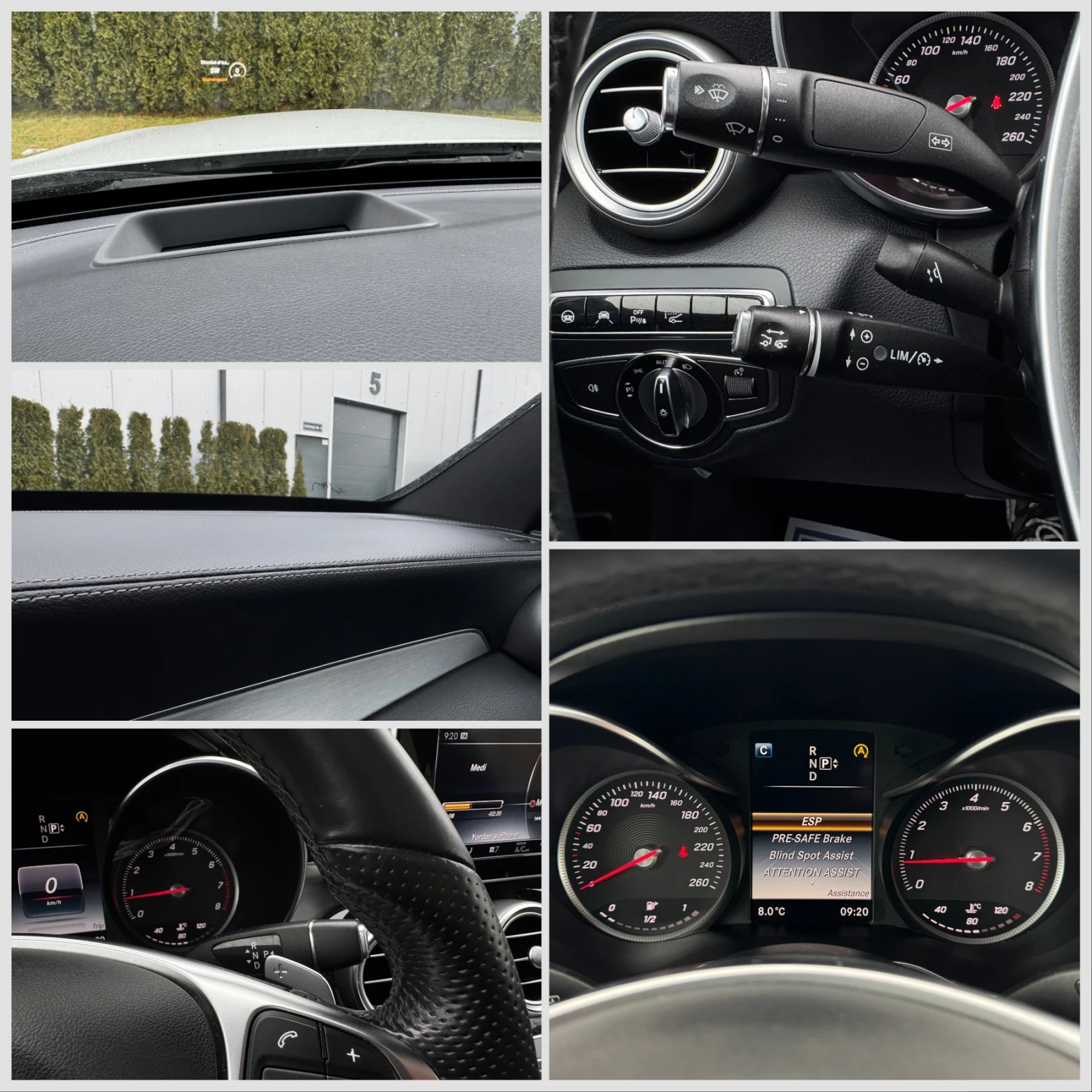 Mercedes-Benz C 200 AMG/7G-Tronic/Burmester/Distronic/HeadUp/ШВЕЙЦАРИЯ, снимка 16 - Автомобили и джипове - 53406730