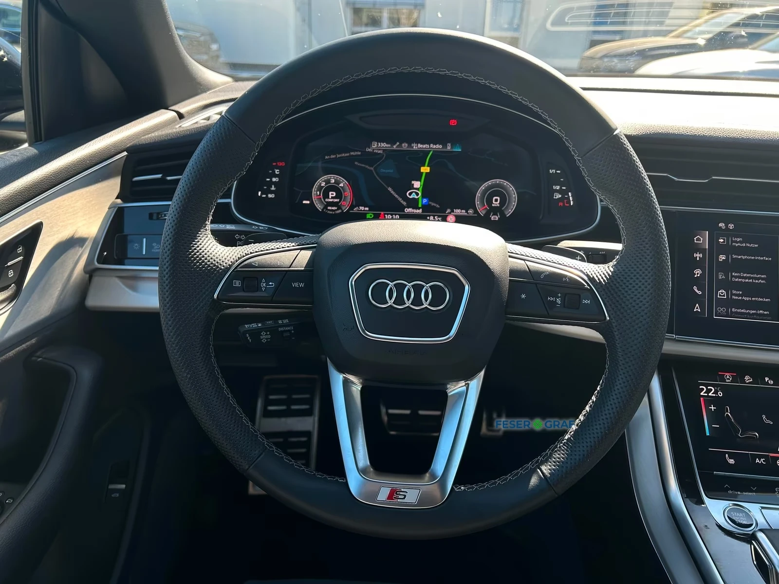 Audi Q8 50 TDI QUATTRO S-LINE PANORAMA MATRIX, снимка 8 - Автомобили и джипове - 54443522