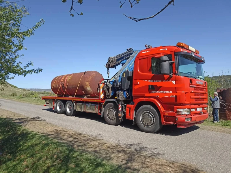 Scania 124 Кран, снимка 1 - Камиони - 48592406