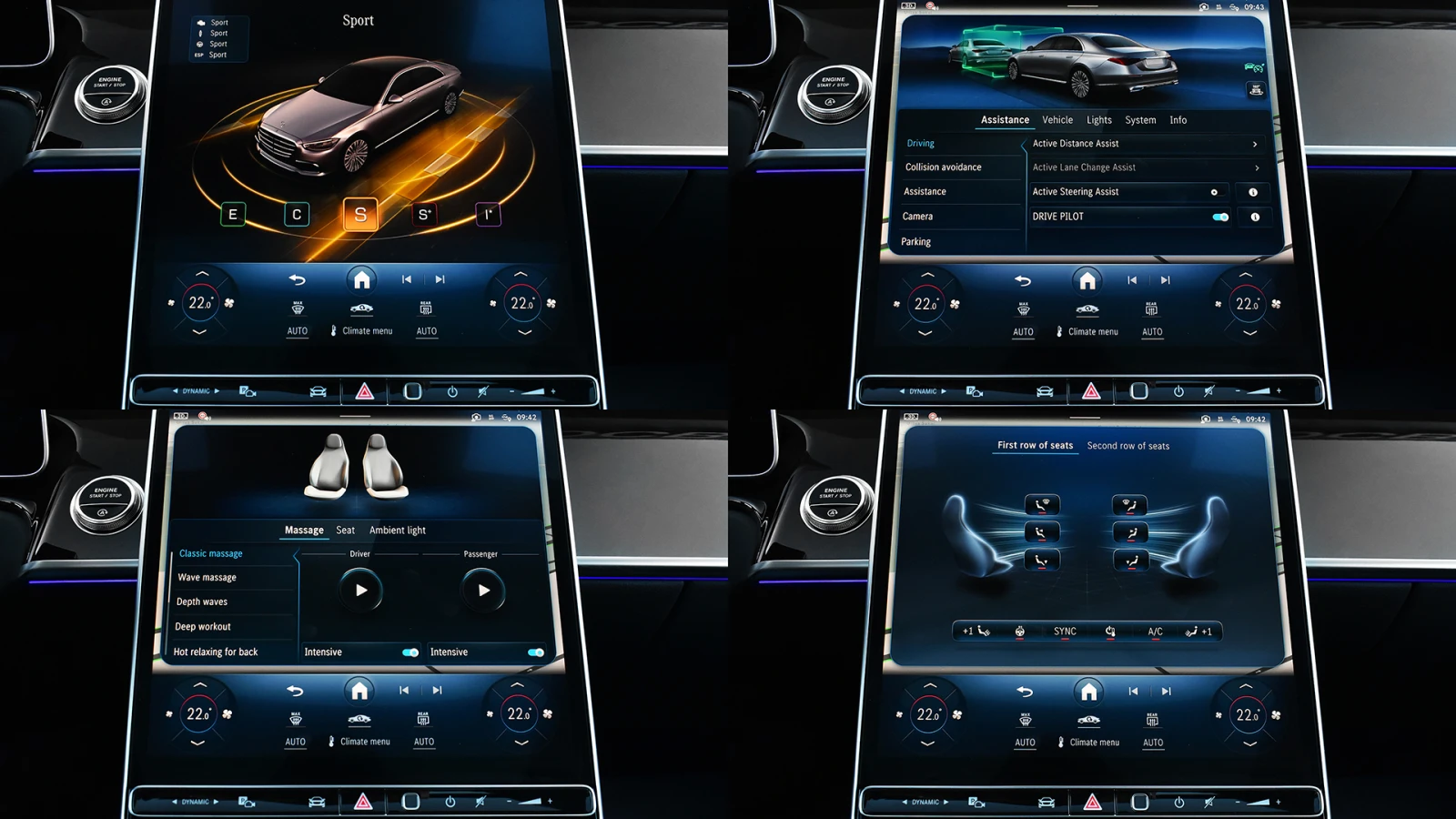 Mercedes-Benz S 450 d L AMG Line 4MATIC EQ Boost, снимка 14 - Автомобили и джипове - 53820057