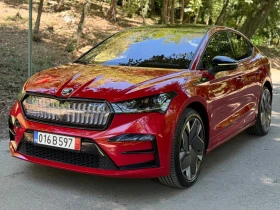 Skoda Enyaq VRS* COUPE* 4X4* PANO* CAM* DIST* ТЕГЛИЧ* MATRIX* , снимка 1