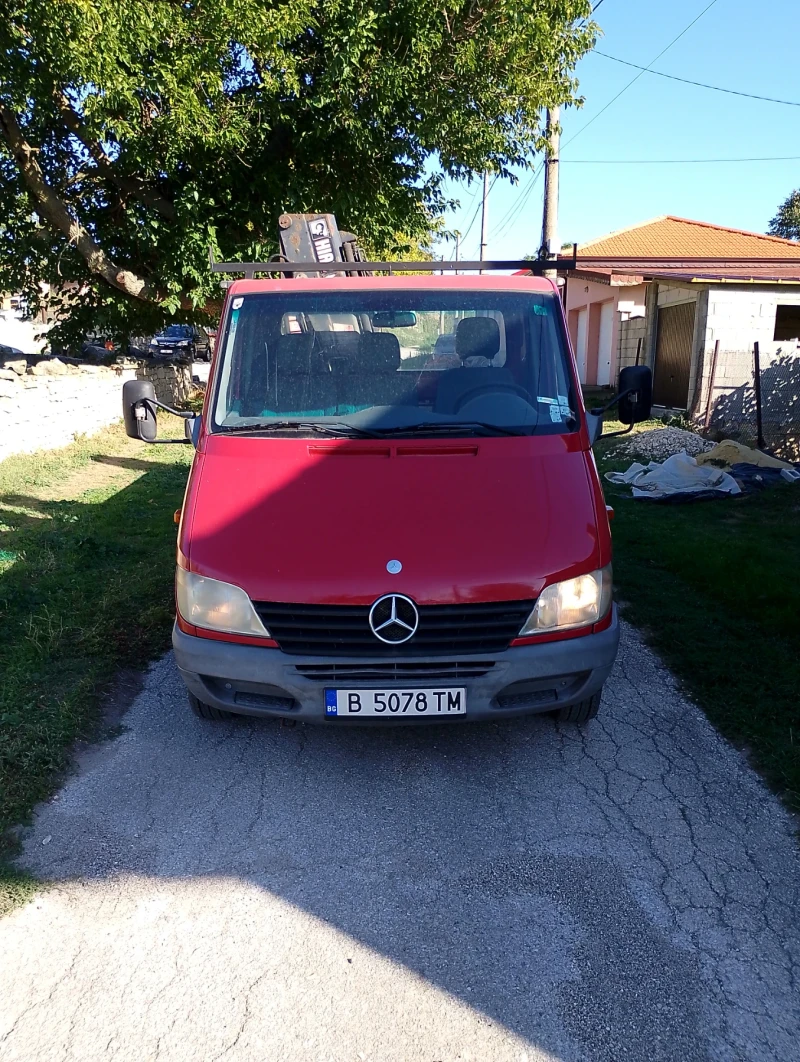 Mercedes-Benz 413 Бордови с кран, снимка 1 - Бусове и автобуси - 47345124