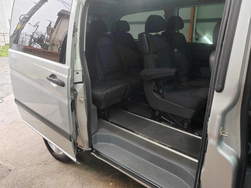 Mercedes-Benz Vito 115CDI* Немски* 6ск* Пътнически* Клима* Топ, снимка 8 - Бусове и автобуси - 53279253