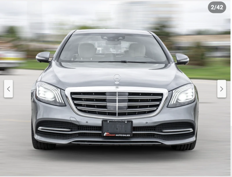 Mercedes-Benz S 560 ДИГИТАЛНО* ТАБЛО* ОБДУХВАНЕ* BURMESTER* ДИСТРОНИК*, снимка 3 - Автомобили и джипове - 52699568